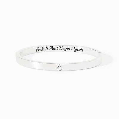 Middle Finger Mantra Bangle