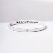 Middle Finger Mantra Bangle