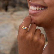 Mom & Her Mini Karma 1-10 Custom Birthstones Ring