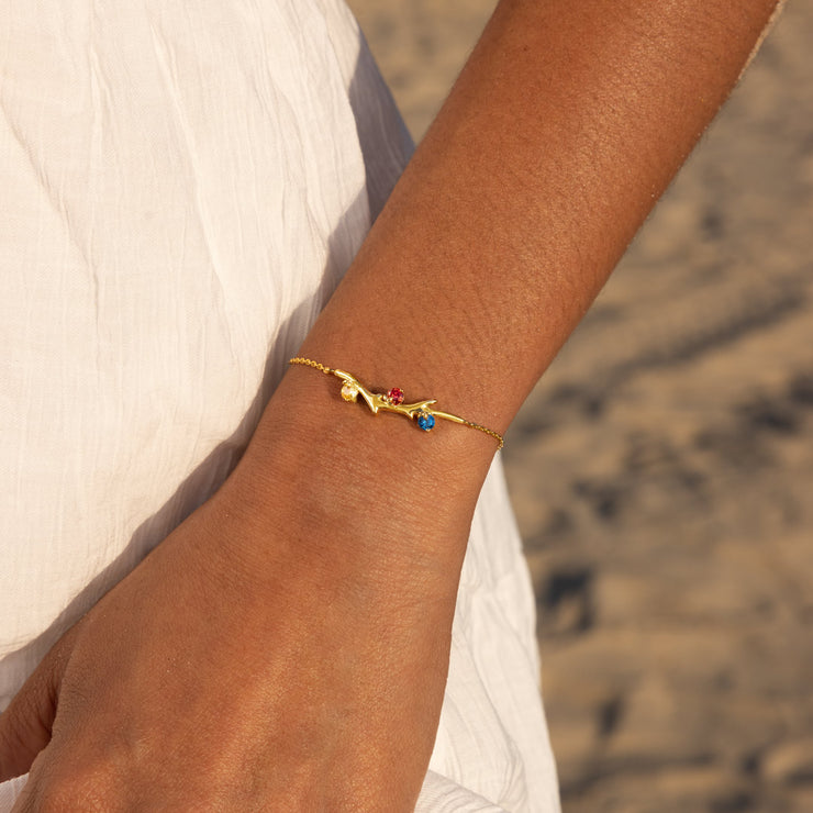 Mama’s Fruits 1-6 Birthstones Bracelet