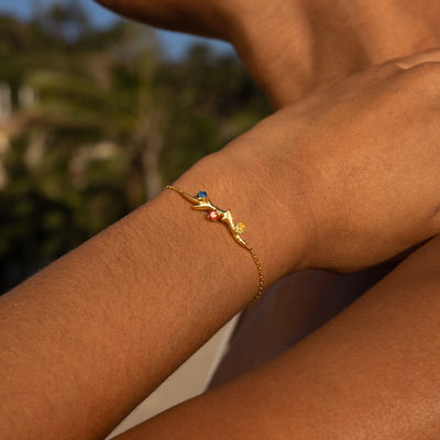 Mama’s Fruits 1-6 Birthstones Bracelet