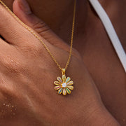 1-10 Birthstones Sunflower Necklace