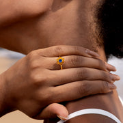 To Daughter No Mud No Lotus Custom Crystal Lotus Ring