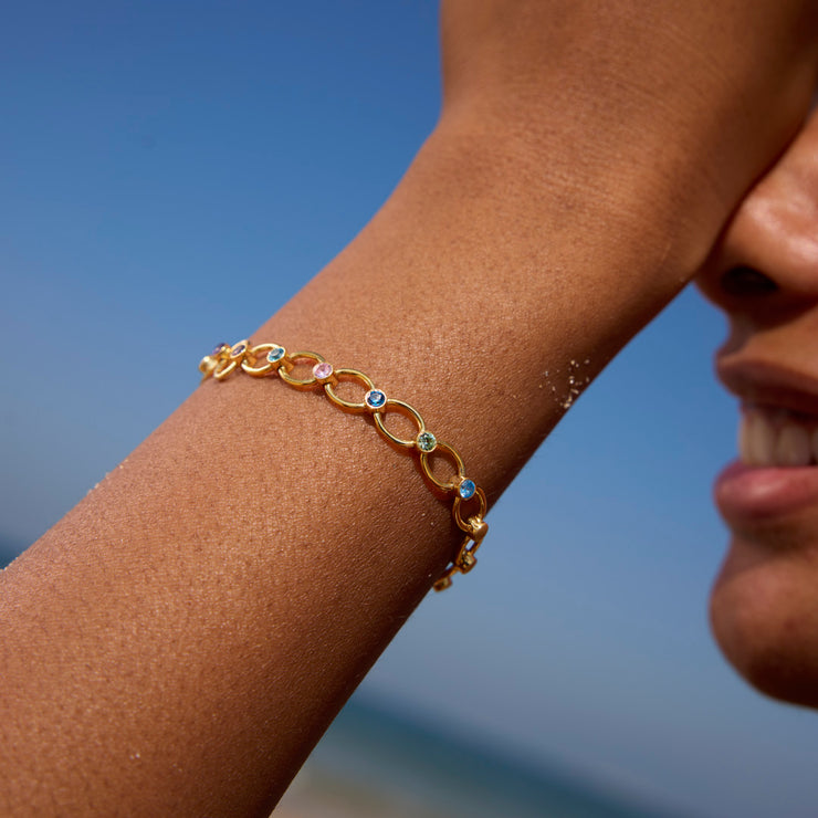 Mama’s Little Joys 1-8 Birthstone Link Bracelet