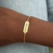 Pavé Golden Bar Bracelet