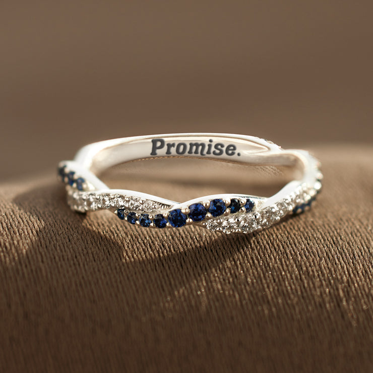 Best B♥tches Dual Interwoven Matching Ring Set