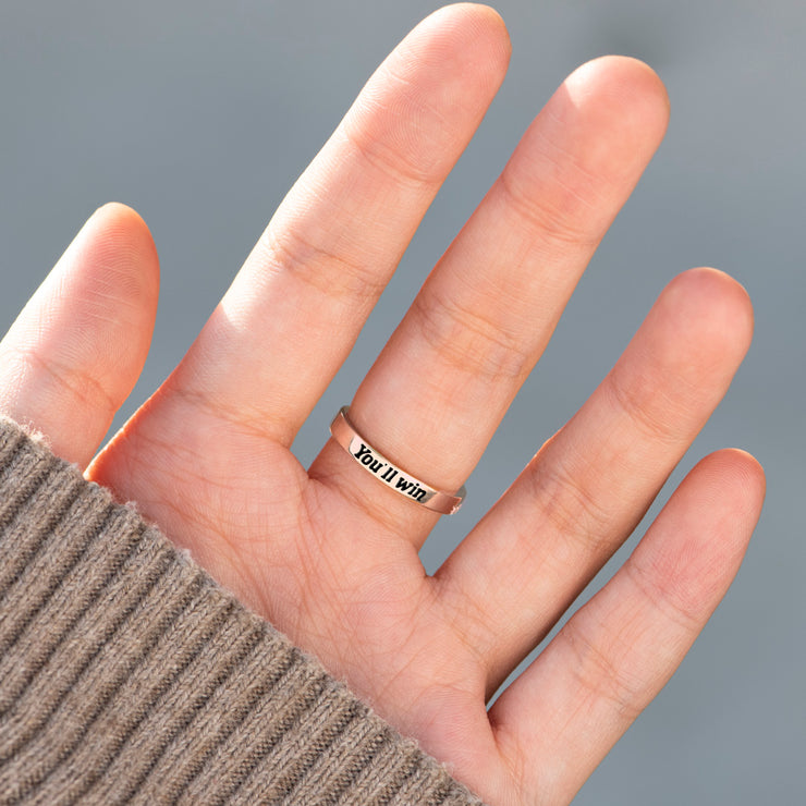 You'll Win Rose Gold Boobie Ring