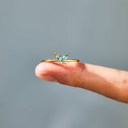 Green Butterfly Ring