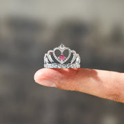 Pavé Crown Ring
