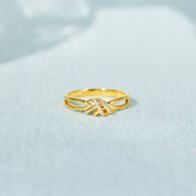 Intertwined Knot Ring