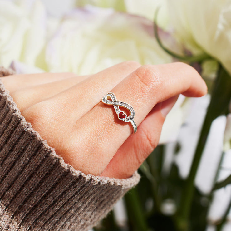 Forever Heart Infinity Ring