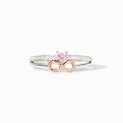 I Need You Mom Heart Infinity Sign Ring