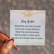 Here to Listen Elephant Bracelet