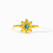 Golden Flower Ring