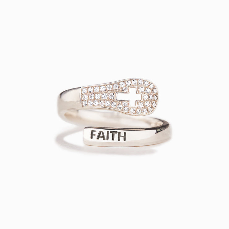 Wrap Ring-Faith Can Move Mountains Faith 