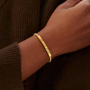 Golden Bar Tennis Bracelet