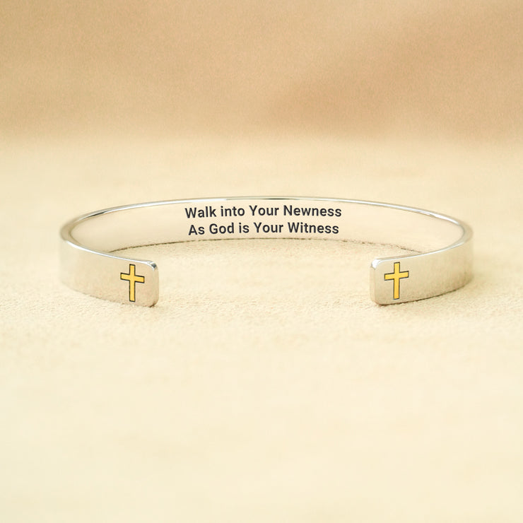 Golden Cross Bangle