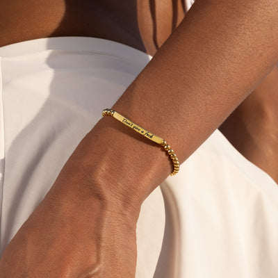 Bead & Tube Bracelet