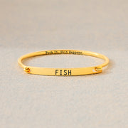 Front-Open Bar Bangle