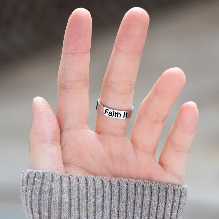 Golden Cross Ring Band