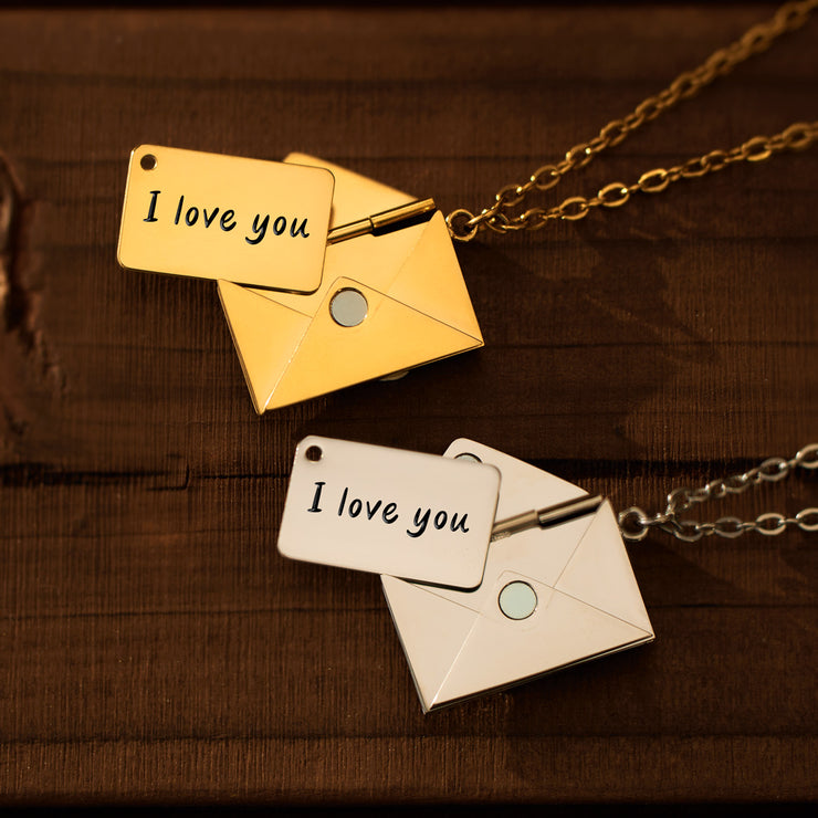 Hidden Message Letter Necklace