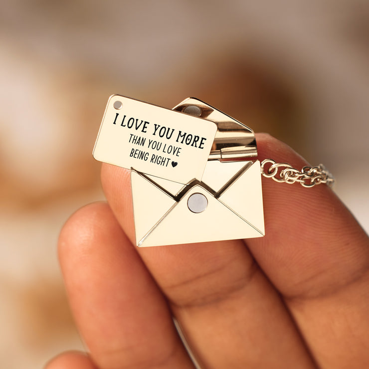 Hidden Message Letter Necklace