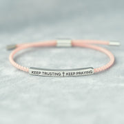 Keep Trusting Don't Let the Hard Days Win Tube Bracelet