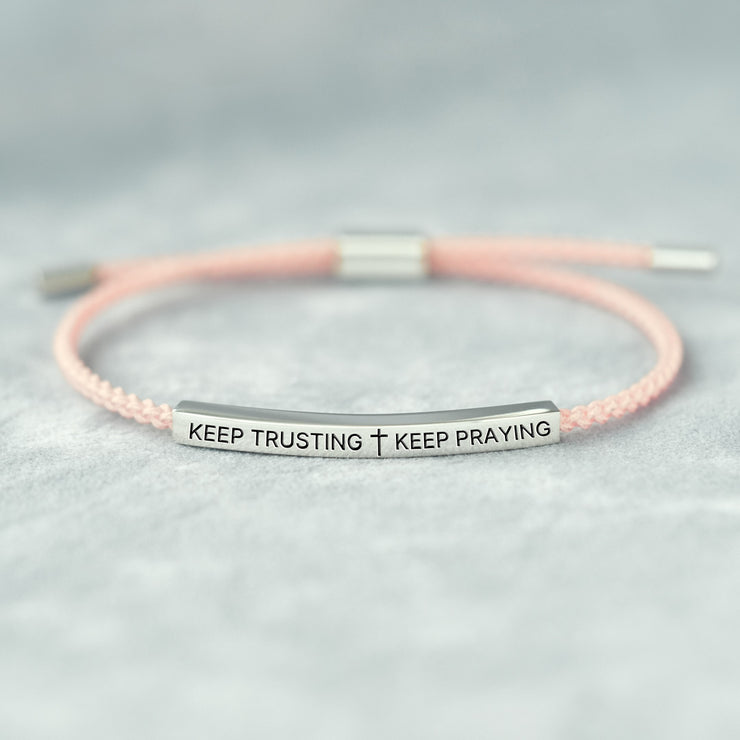 Keep Trusting Don't Let the Hard Days Win Tube Bracelet