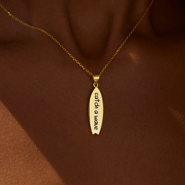 Surfboard Necklace