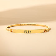 Front-Open Bar Bangle