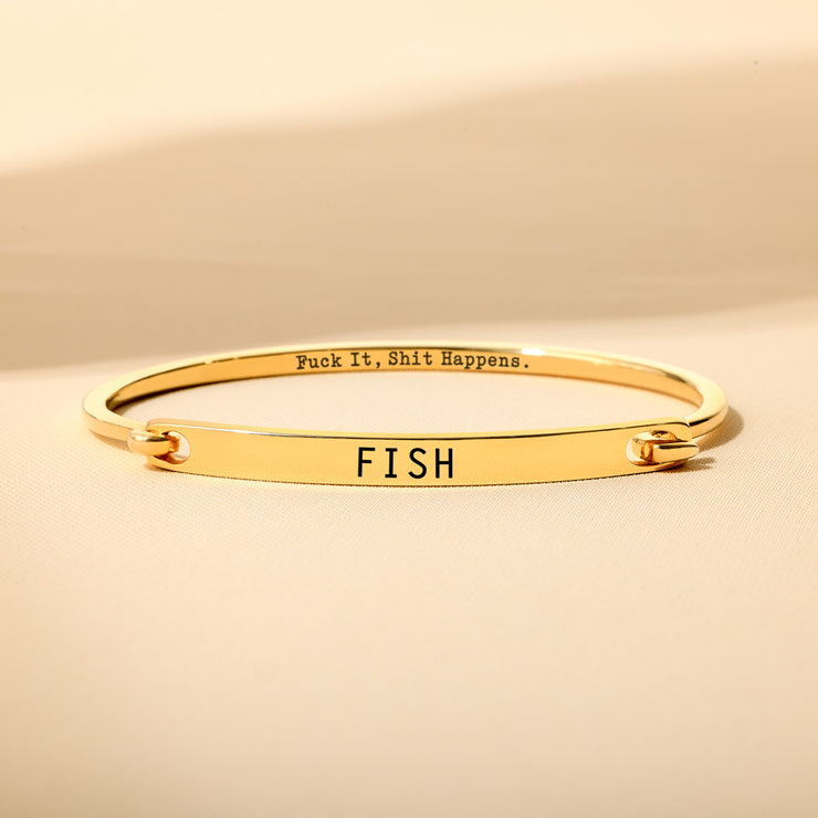 Front-Open Bar Bangle