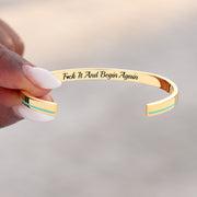 Enamel Stripe Bangle