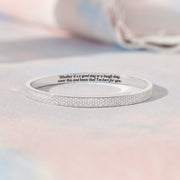 Pavé Mantra Bangle