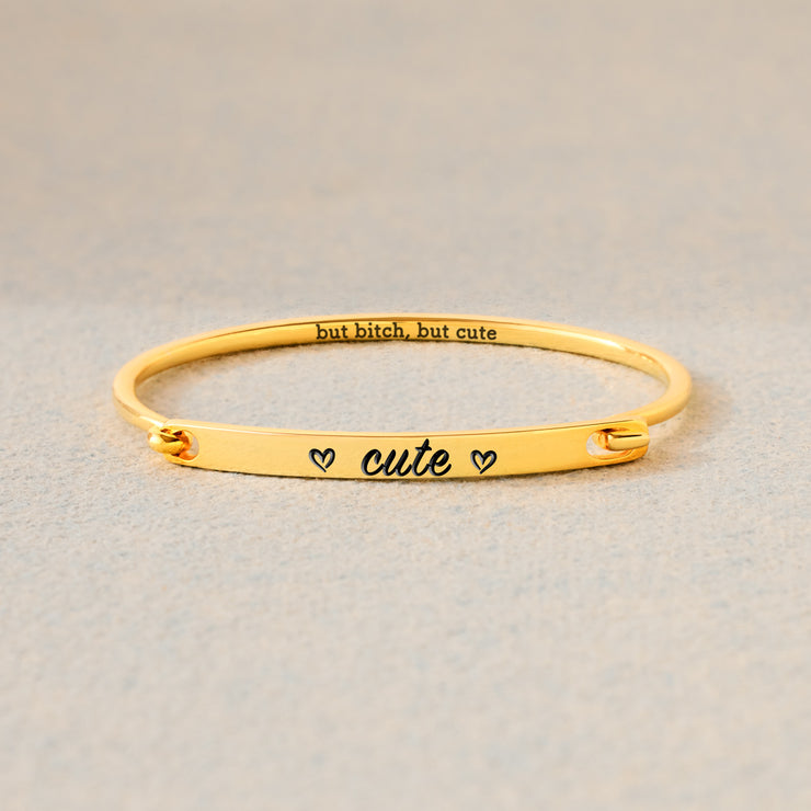 Front-Open Bar Bangle