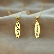 Surfboard Necklace