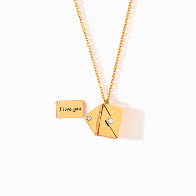 Hidden Message Letter Necklace