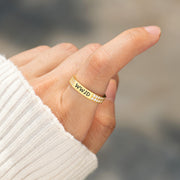 Pavé Mantra Ring