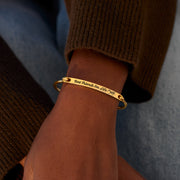Front-Open Bar Bangle