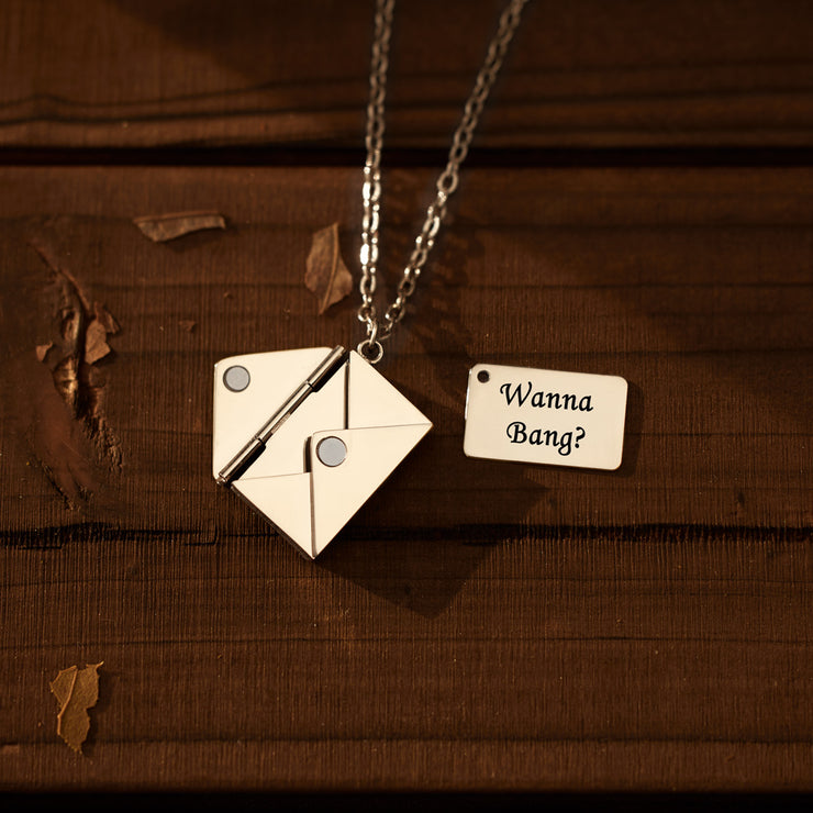 Hidden Message Letter Necklace