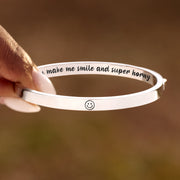 You Make Me Smile And Mantra Bangle