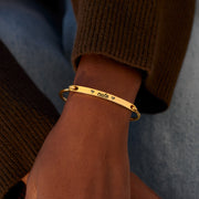 Front-Open Bar Bangle