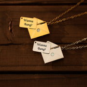 Hidden Message Letter Necklace