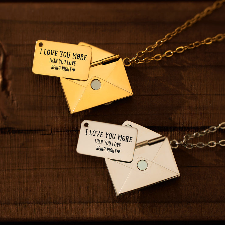 Hidden Message Letter Necklace