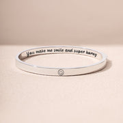 You Make Me Smile And Mantra Bangle