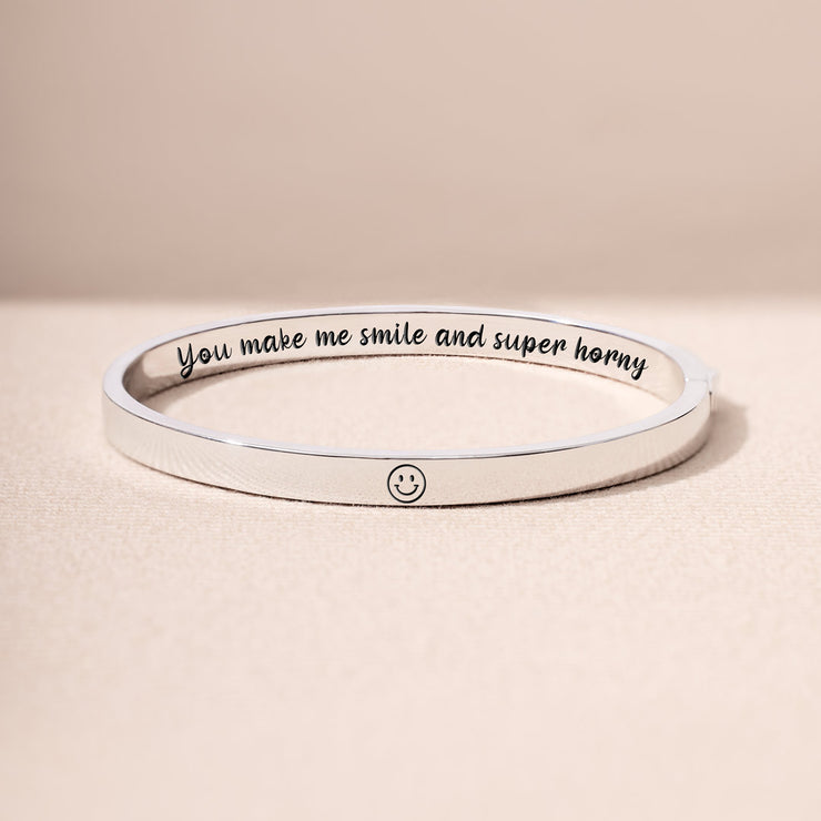 You Make Me Smile And Mantra Bangle