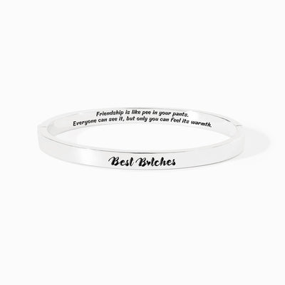 Best Bi♥︎ches Friendship Mantra Bangle