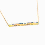 F♥︎ck It I’m Choosing Me Morse Code Message Necklace