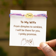 To My Wife Pinky Promise Bracelet