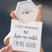 Love Me Dual Teardrop Heart Ring