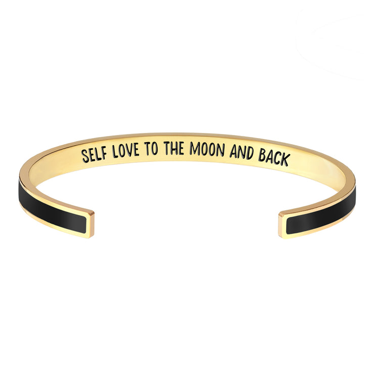 Self Love Color Bangle Black